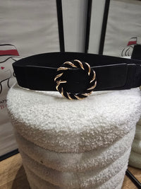 Ceinture élastique CÉLIA noire