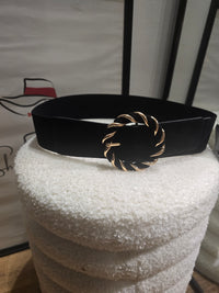 Ceinture élastique CÉLIA noire