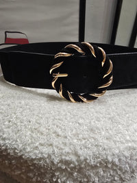 Ceinture élastique CÉLIA noire