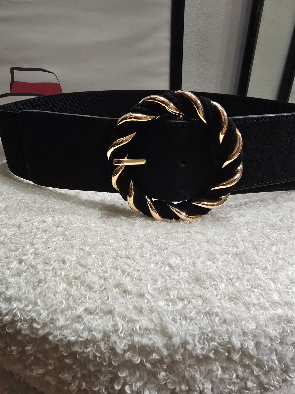 Ceinture élastique CÉLIA noire