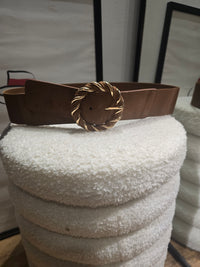 Ceinture élastique CÉLIA camel