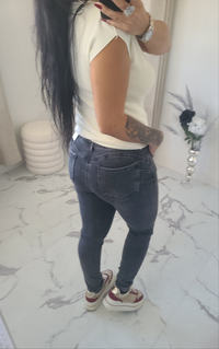 Jean slim push-up ANTON gris