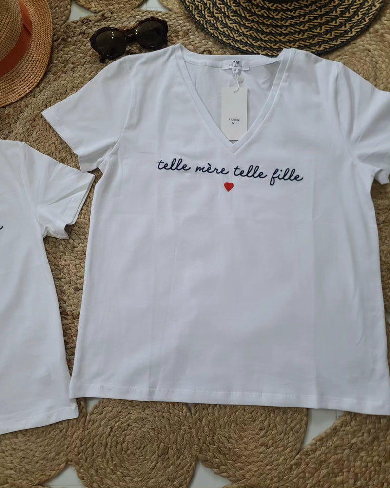 T-Shirt à message