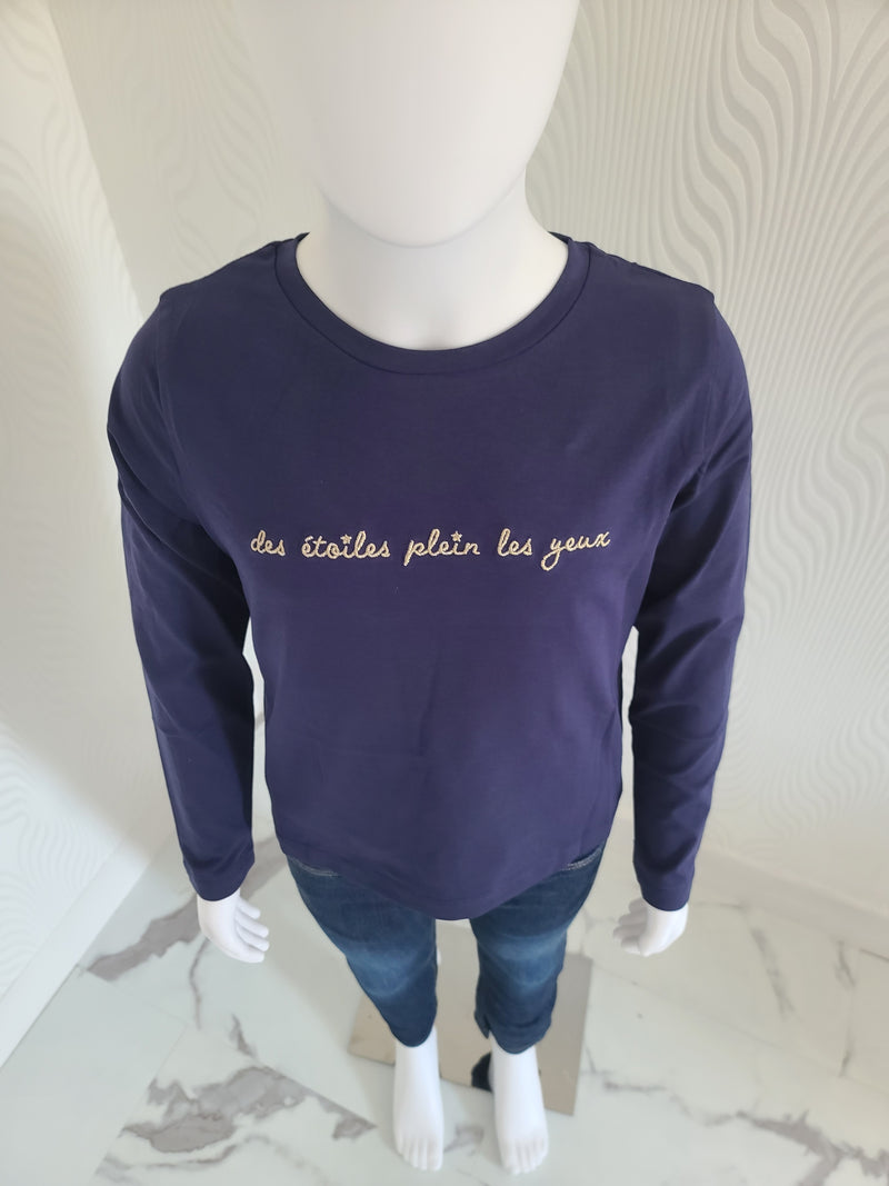 T-shirt avec broderie