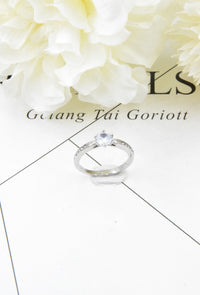 Bague Luna argentée