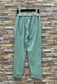 Pantalon Chrisy céladon