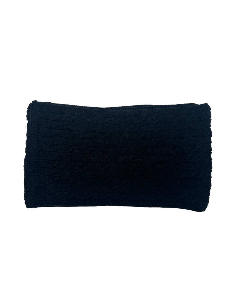 Ensemble bonnet/gants/écharpe noir