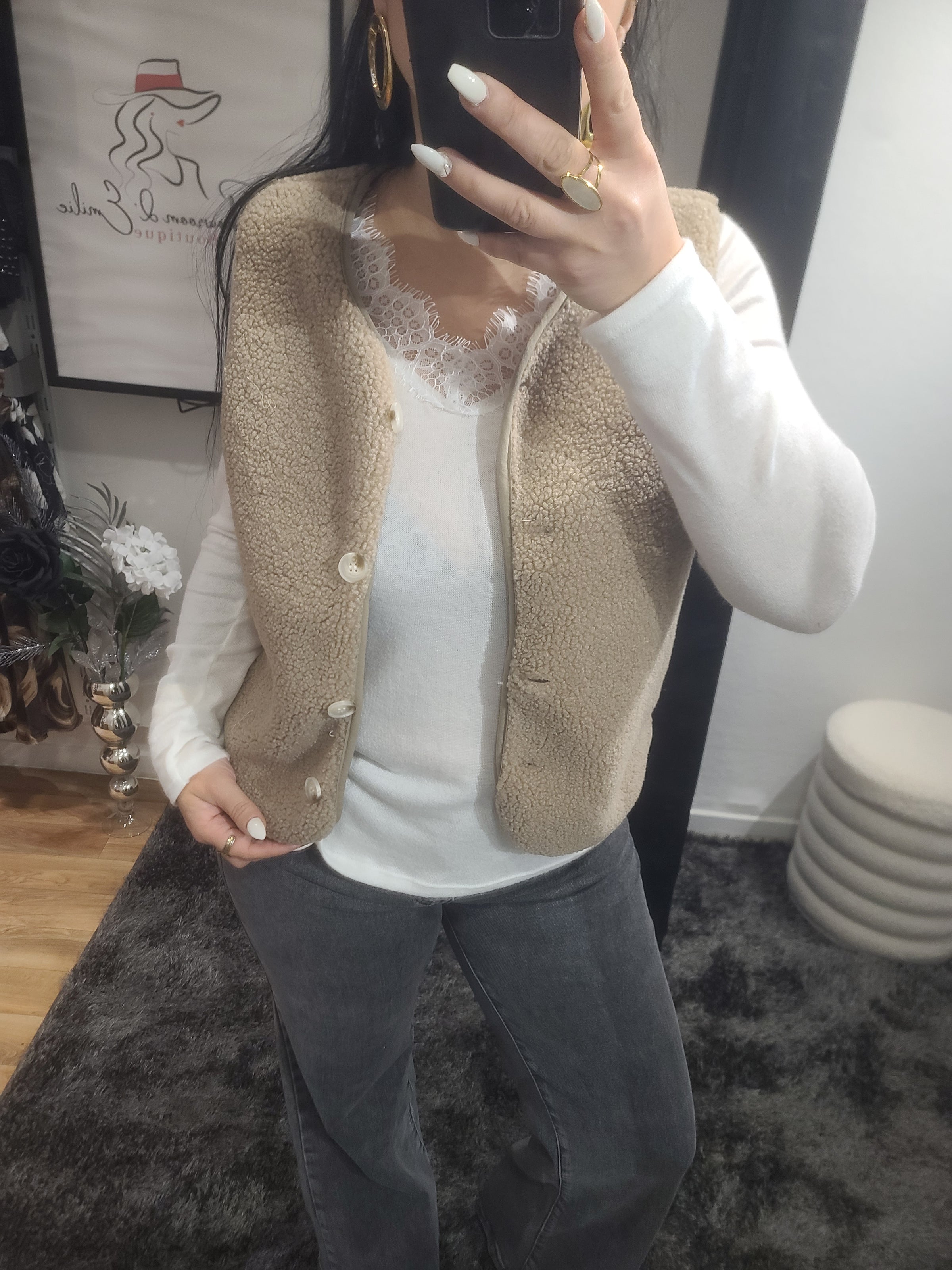 Gilet DIEGO taupe