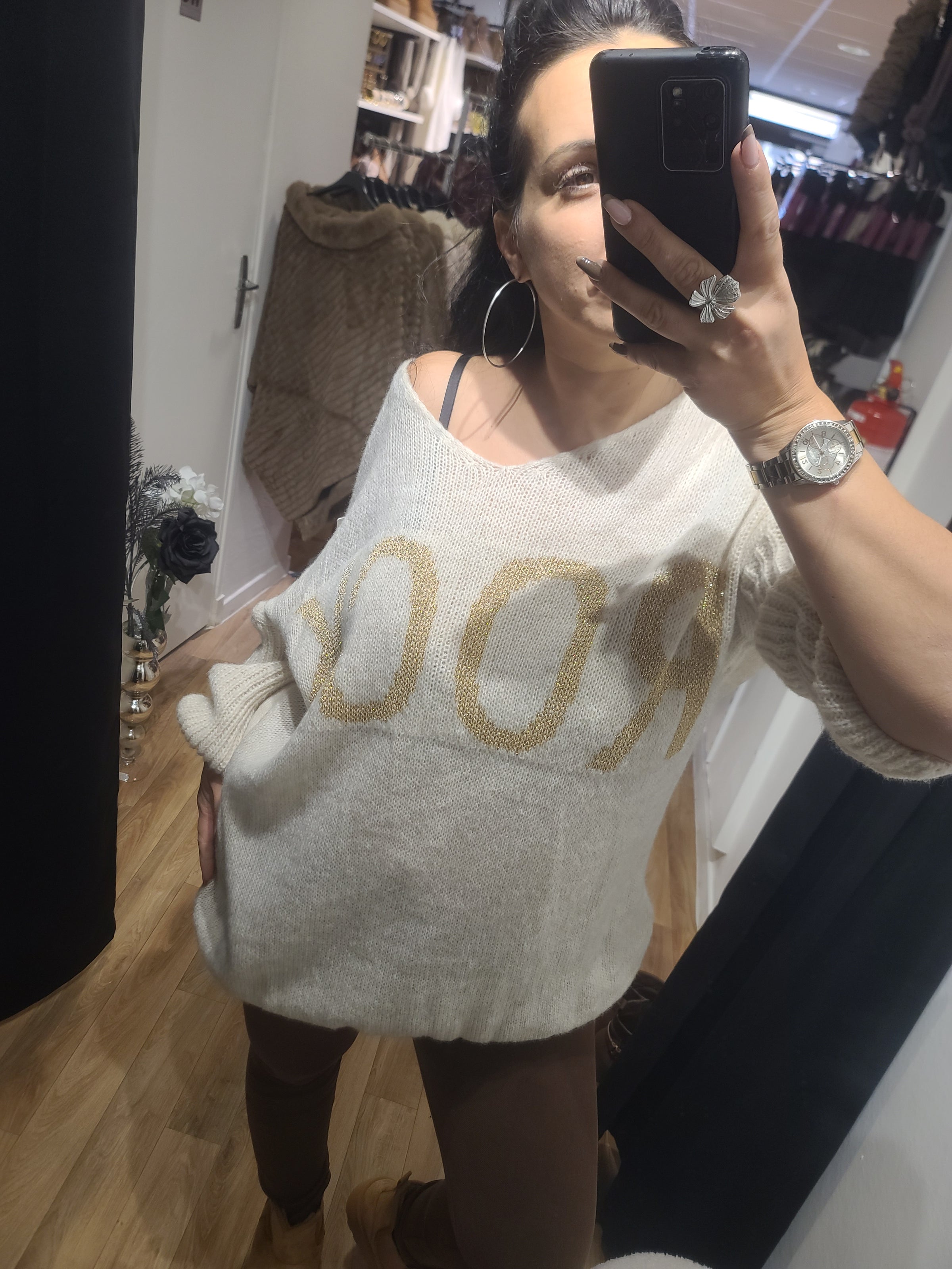 Pull ROCK beige