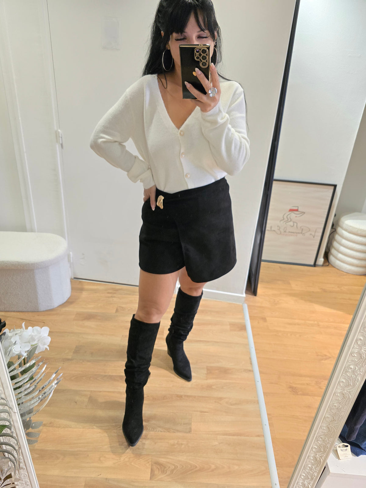 Jupe-short SOANE noire