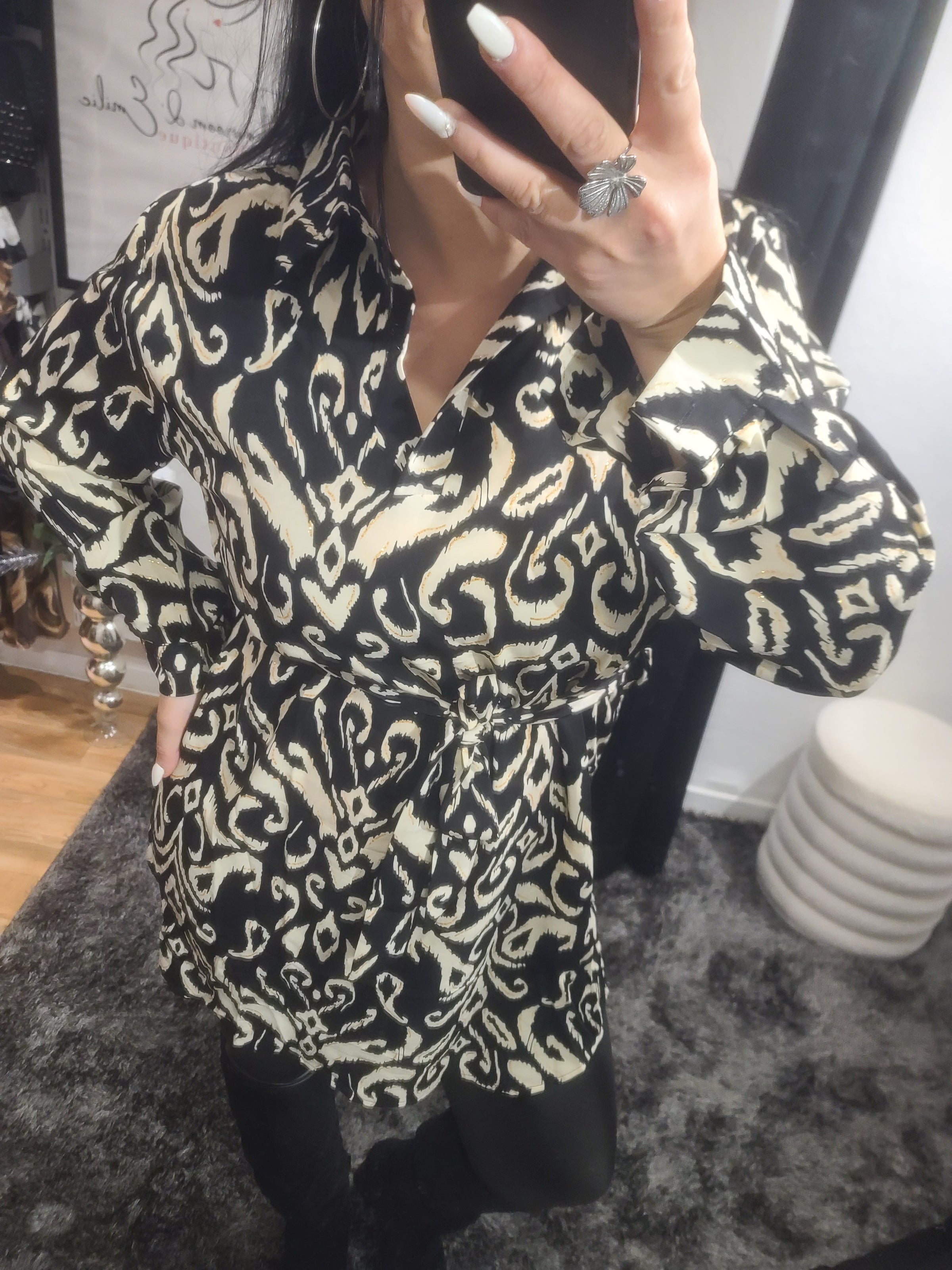 Robe ARABESQUE noire