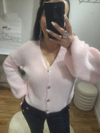 Gilet CHLOE rose