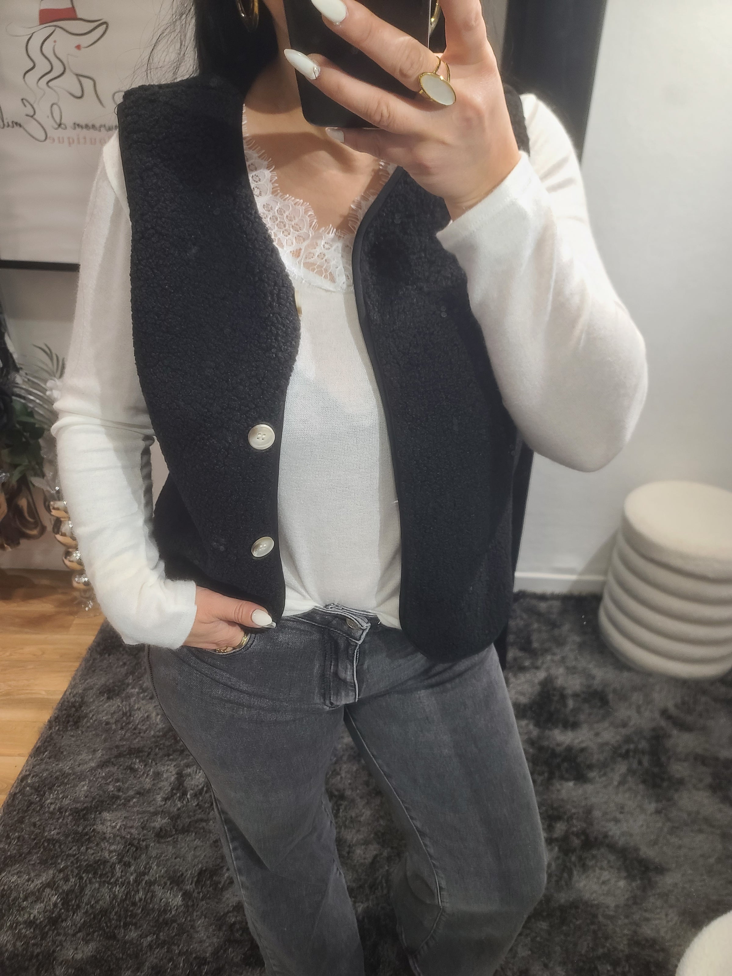 Gilet DIEGO noir
