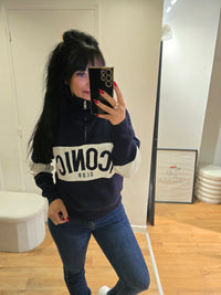 Pull ICONIC bleu marine