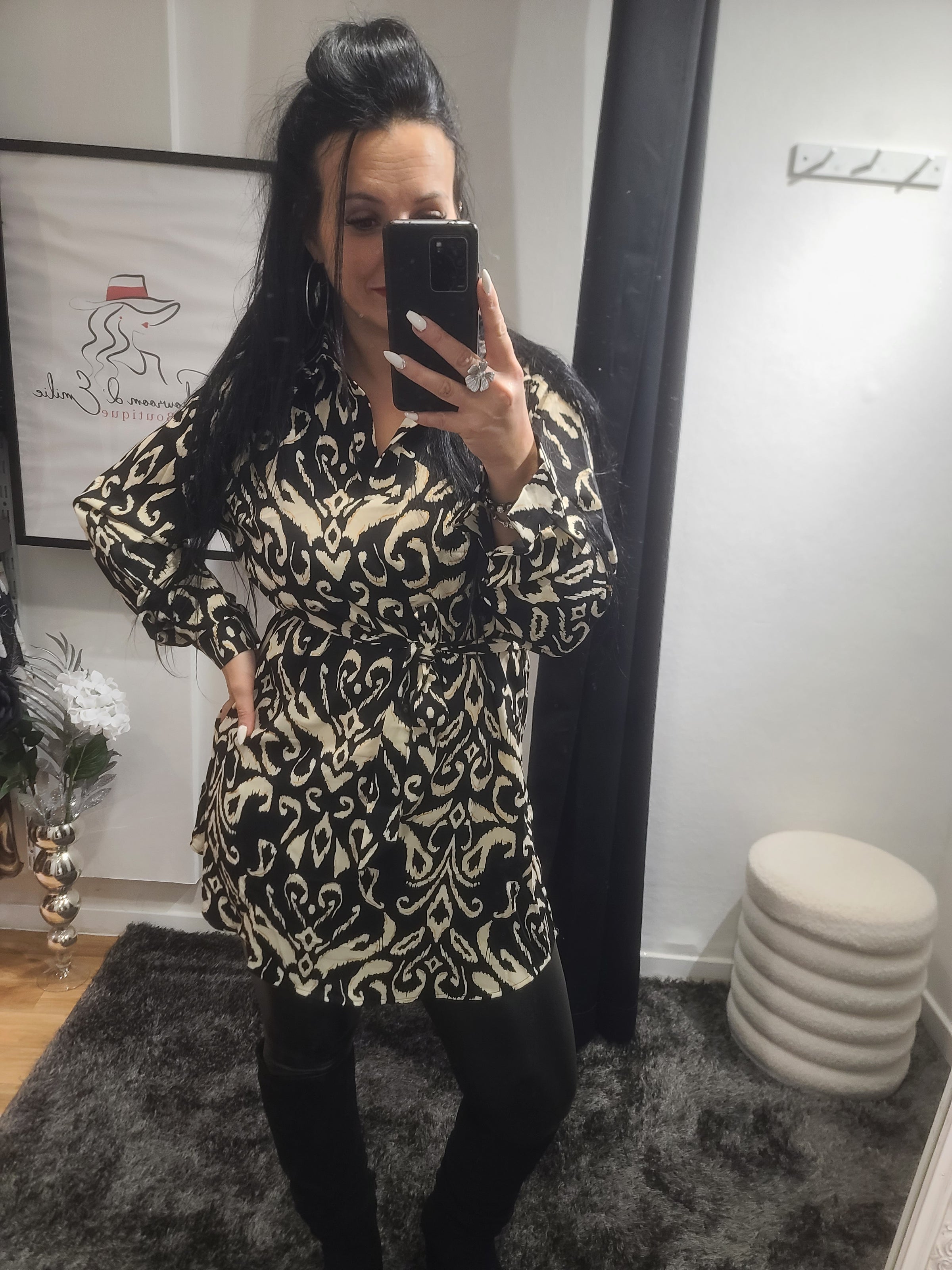 Robe ARABESQUE noire