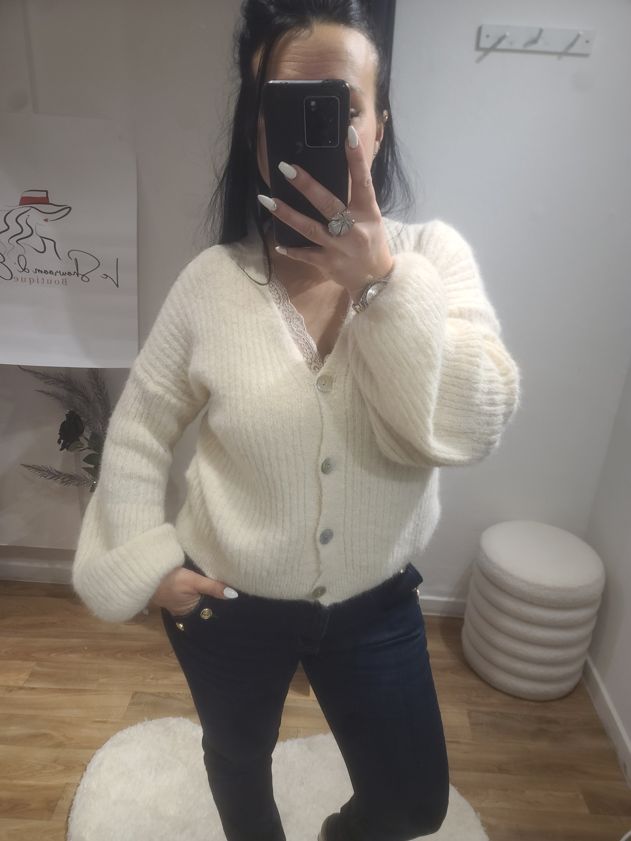 Gilet CHLOE beige