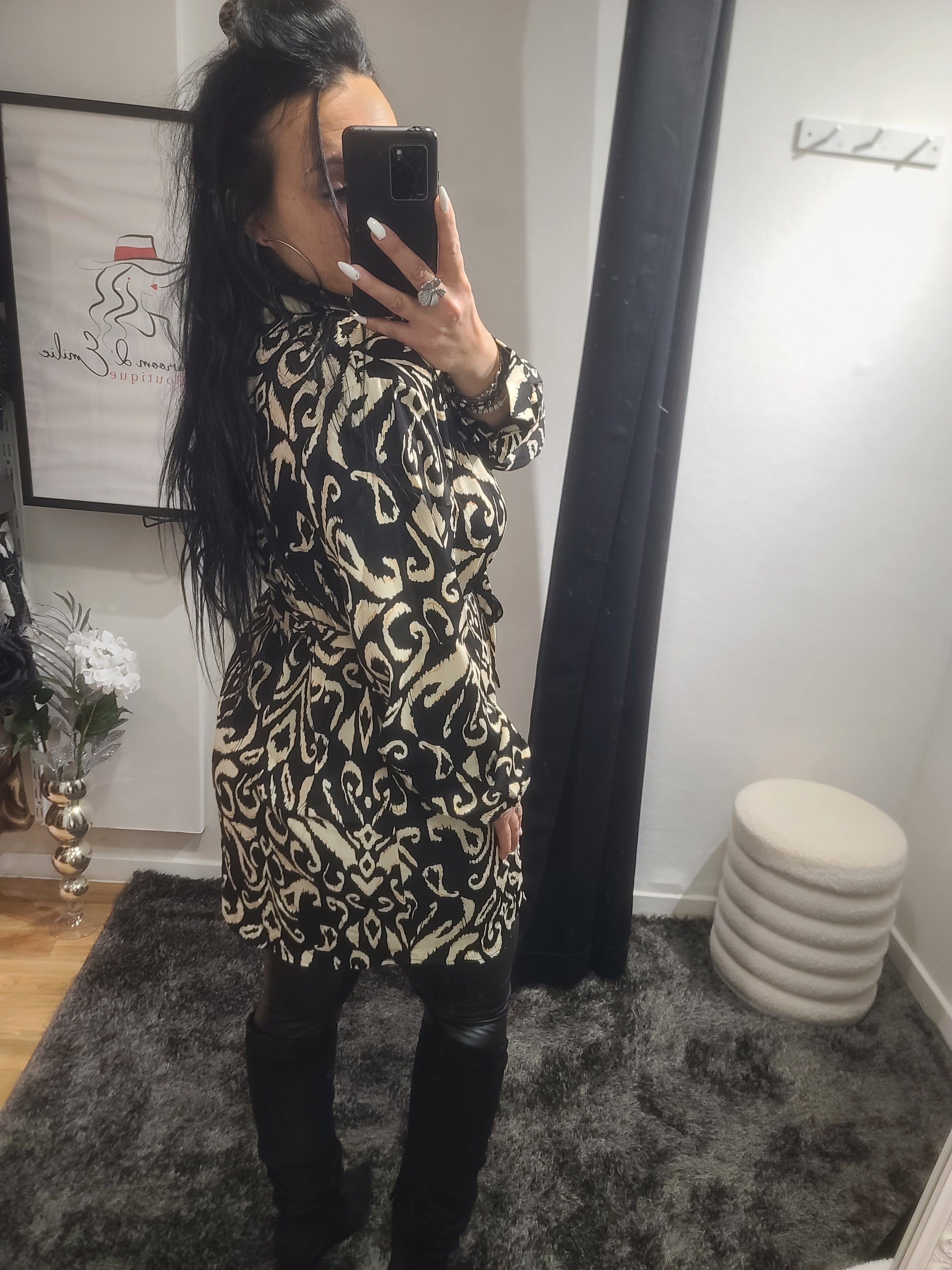 Robe ARABESQUE noire