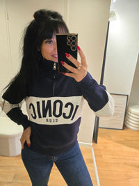Pull ICONIC bleu marine