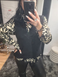 Pull sans manches Tiago noir