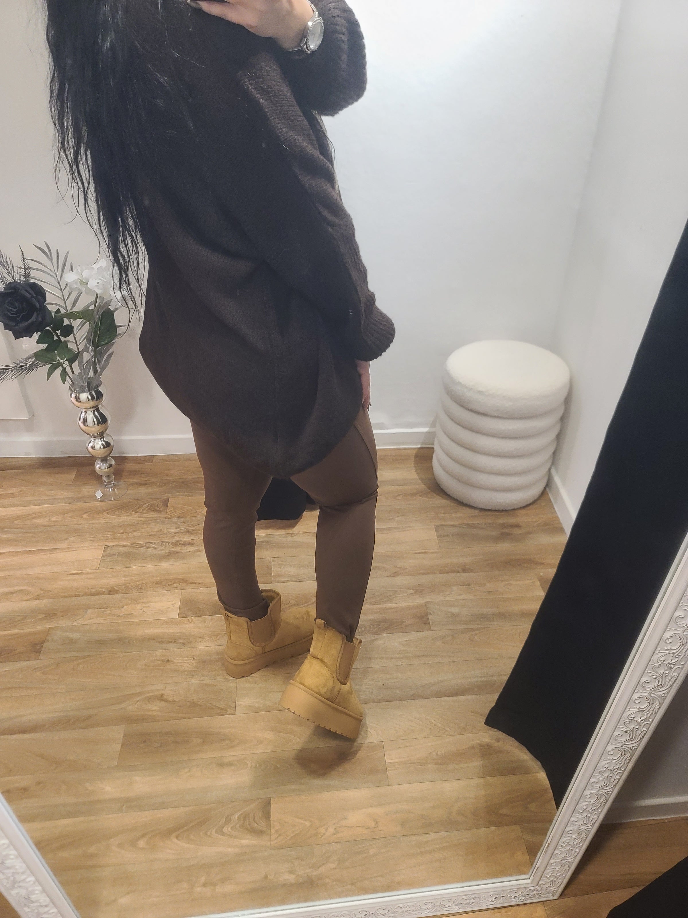 Legging NINA marron