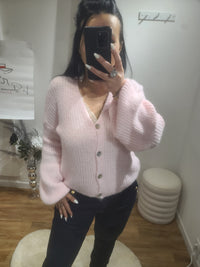 Gilet CHLOE rose
