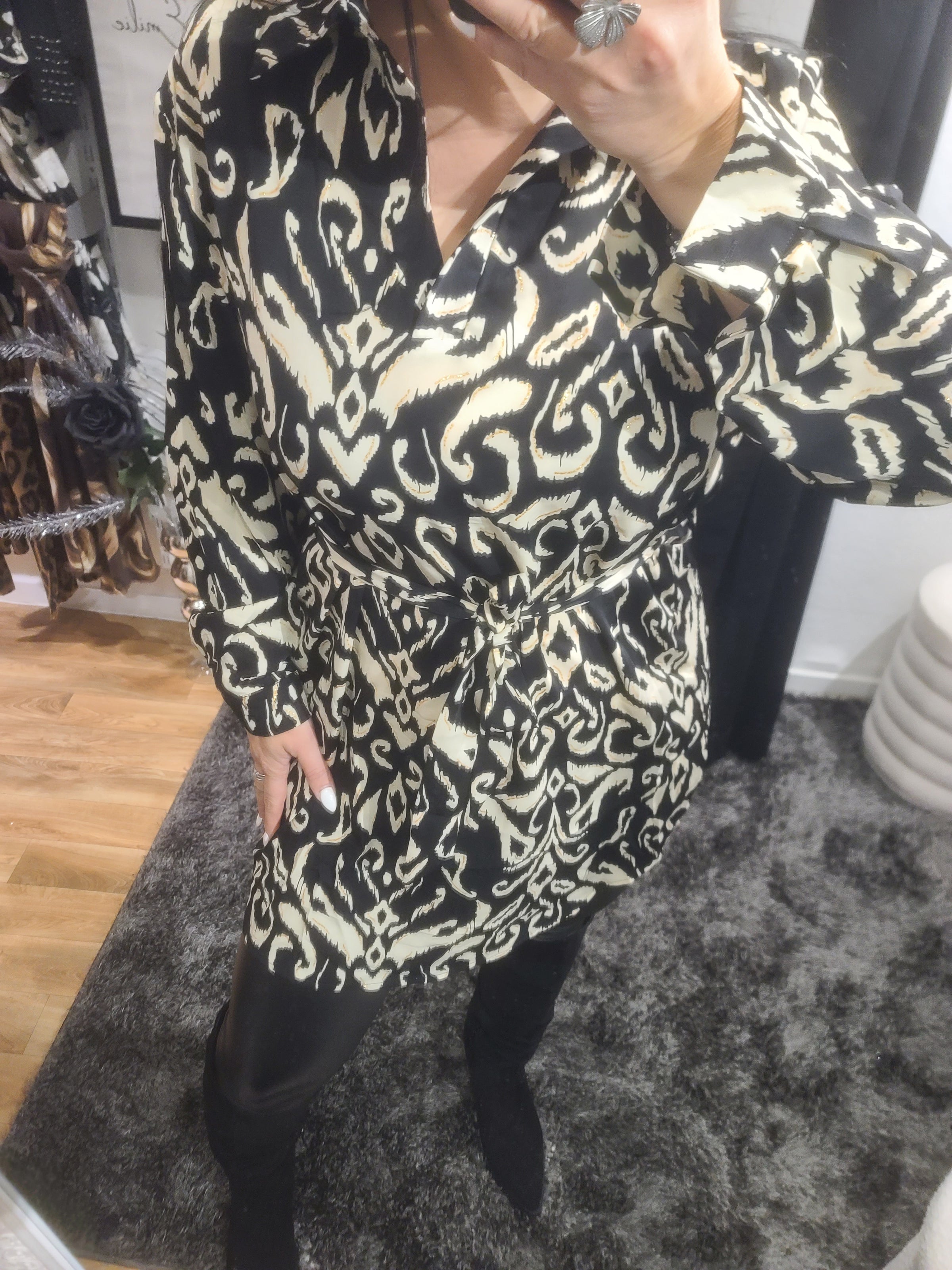 Robe ARABESQUE noire