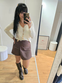 Jupe-short SOANE marron