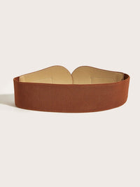 Ceinture élastique KAREN camel