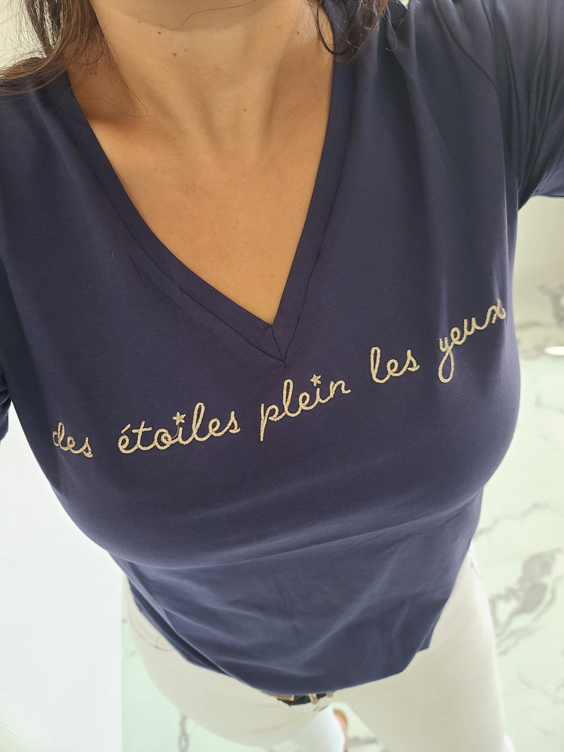 T-shirt avec broderie